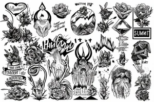 The struggle itself toward the summit is enough to fill a man’s heart. tattoo idea