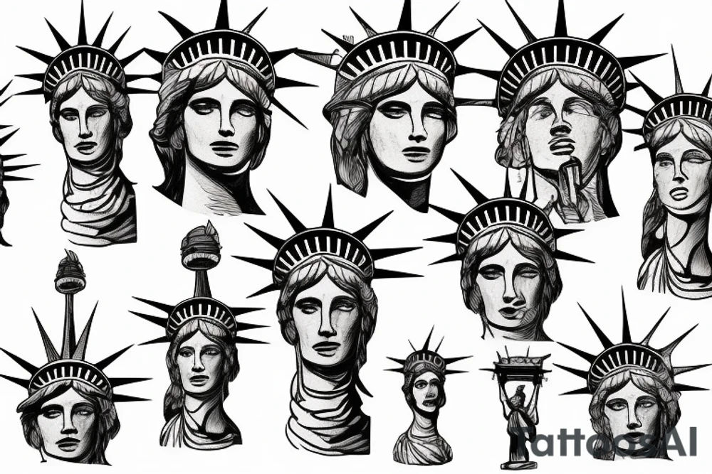 Statue of Liberty tattoo idea