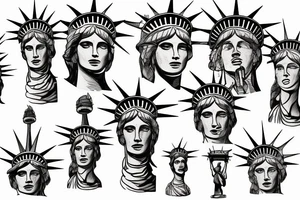 Statue of Liberty tattoo idea