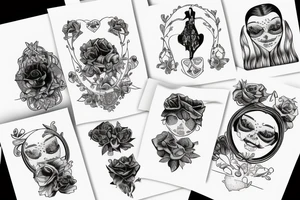 Father and daughter tattoo idea