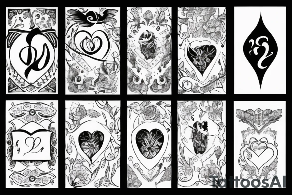 Father and daughter tattoo idea