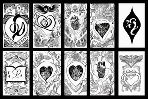Father and daughter tattoo idea