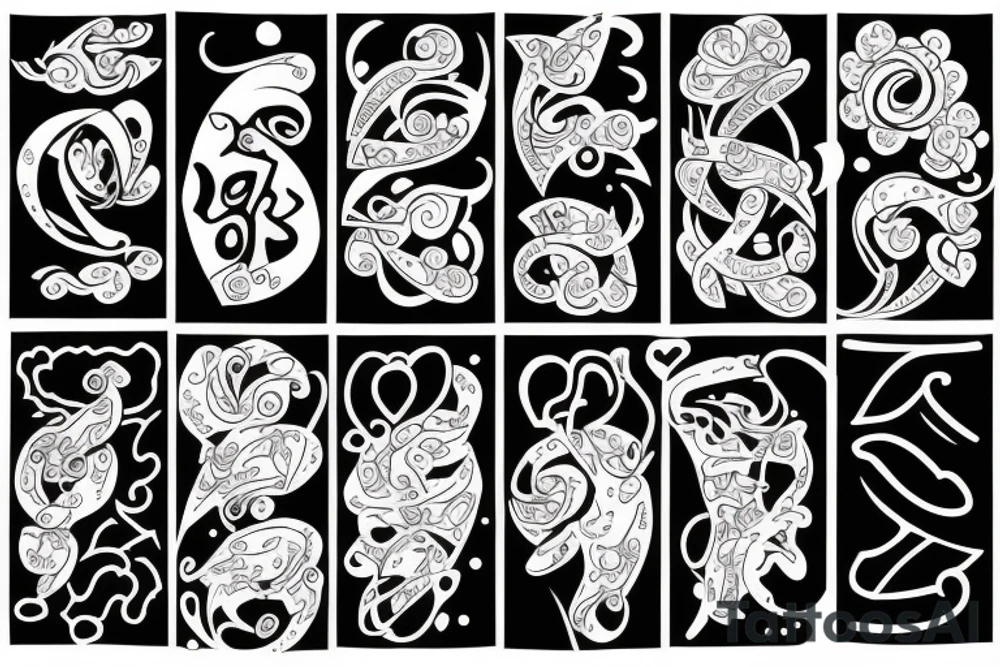 I love my daughter tattoo idea