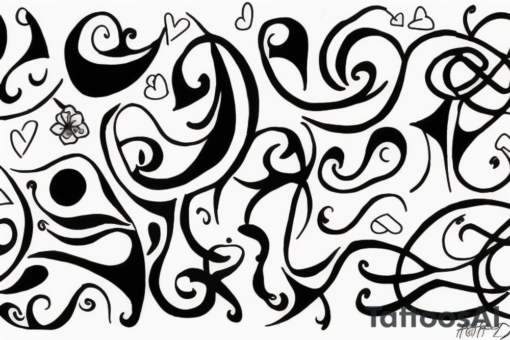 I love my daughter tattoo idea