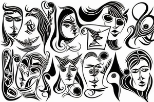 Father and daughter tattoo idea