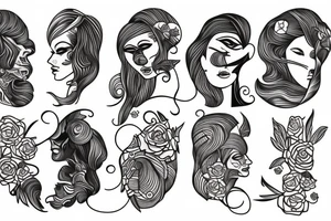 Francesca roses tattoo idea