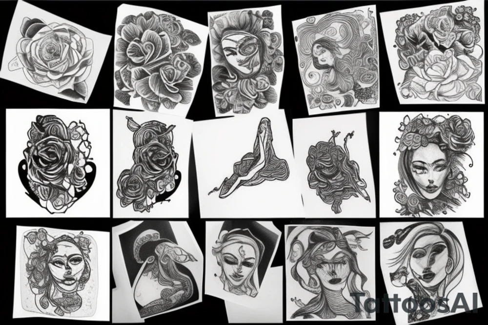 Francesca roses tattoo idea