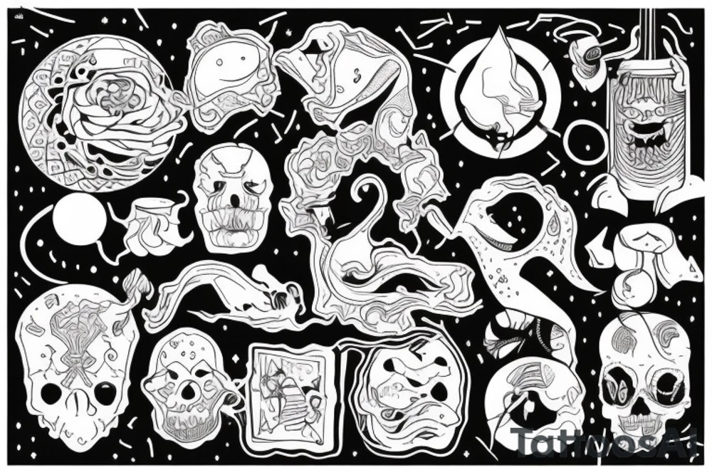 Embracing the absurd indifference of the world to create one’s own meaning tattoo idea