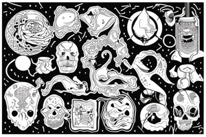 Embracing the absurd indifference of the world to create one’s own meaning tattoo idea