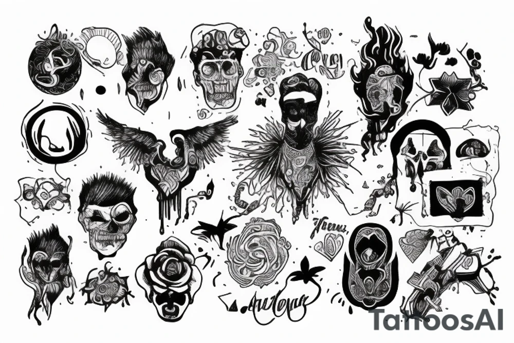 Embracing the absurd indifference of the world to create one’s own meaning tattoo idea
