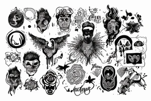 Embracing the absurd indifference of the world to create one’s own meaning tattoo idea