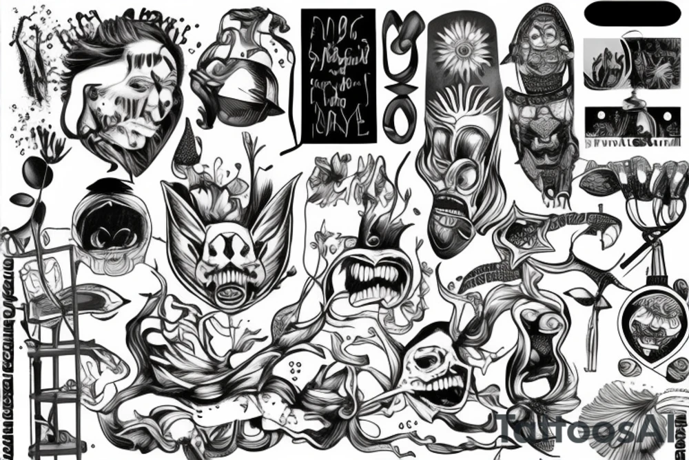 Embracing absurdity tattoo idea