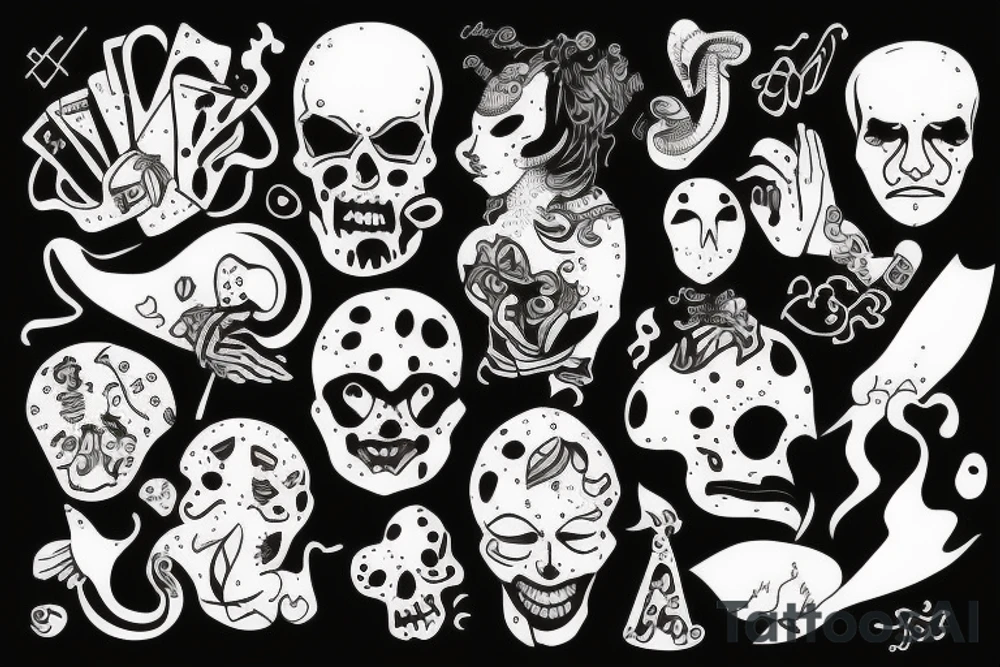 Embracing absurdity tattoo idea