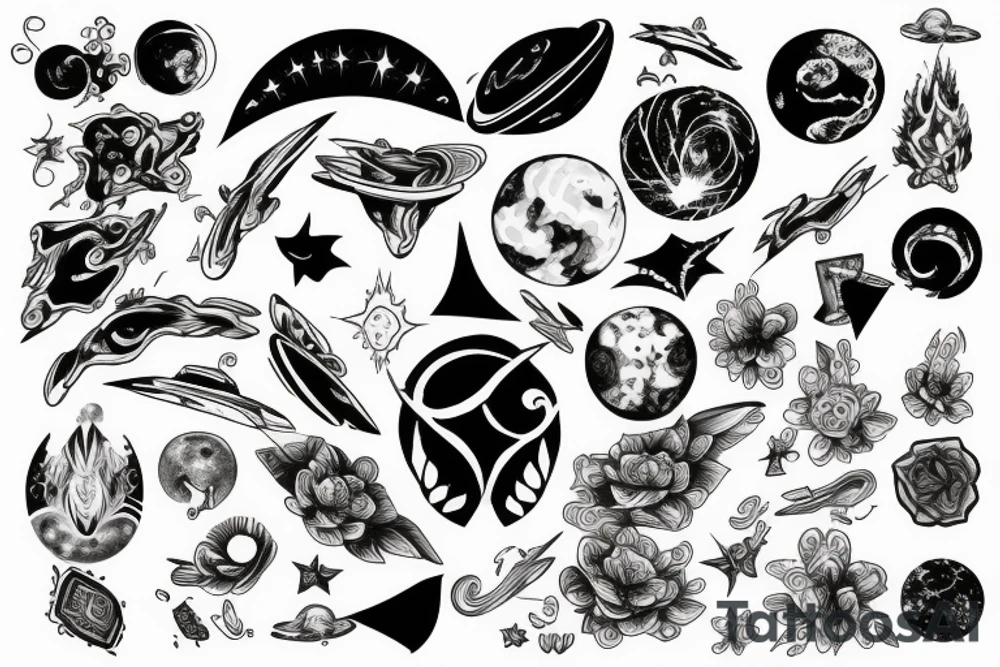 Embracing the benign indifference of the universe. tattoo idea