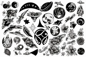 Embracing the benign indifference of the universe. tattoo idea