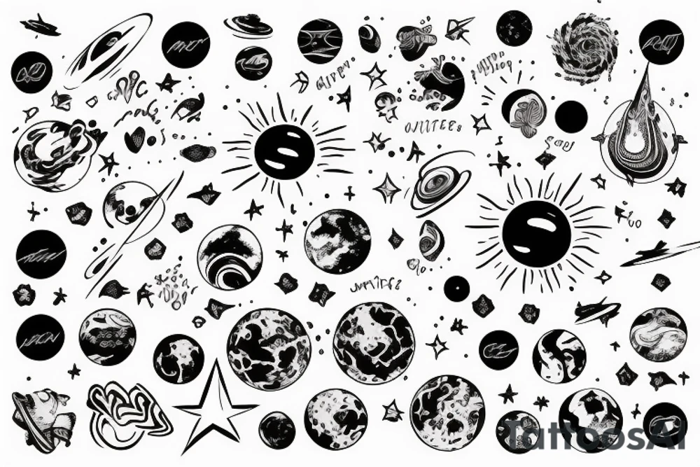 Embracing the benign indifference of the universe. tattoo idea