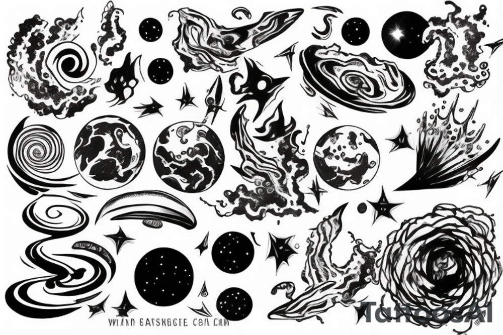 Embracing the benign indifference of the universe. tattoo idea