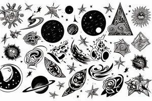 Embracing the benign indifference of the universe. tattoo idea