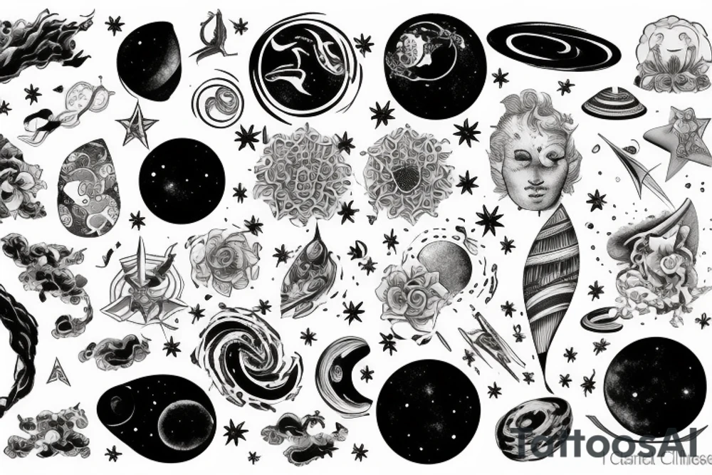 Embracing the benign indifference of the universe. tattoo idea