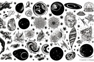 Embracing the benign indifference of the universe. tattoo idea