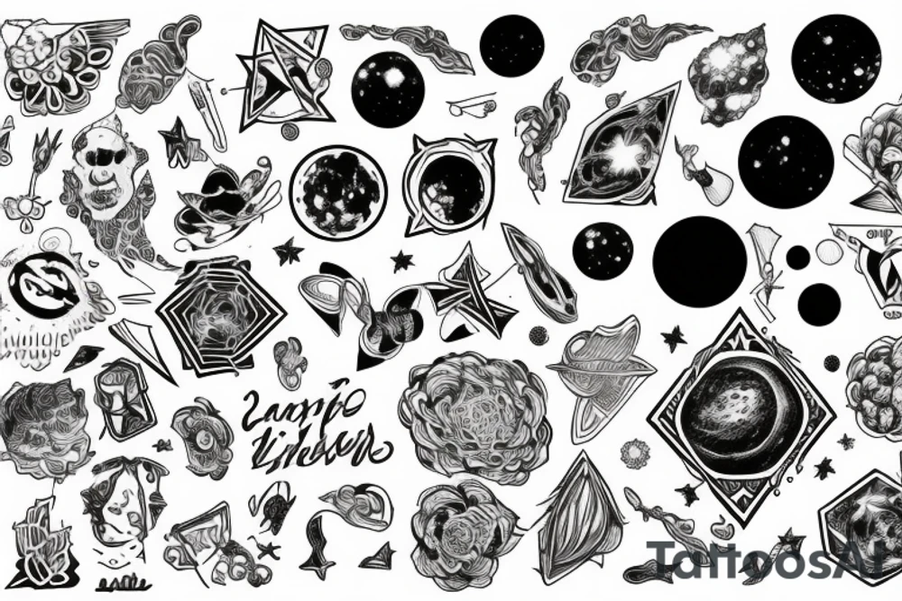 Embracing the benign indifference of the universe. tattoo idea