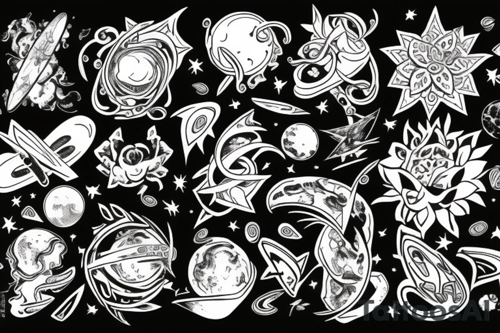 Embracing the benign indifference of the universe. tattoo idea