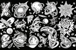 Embracing the benign indifference of the universe. tattoo idea