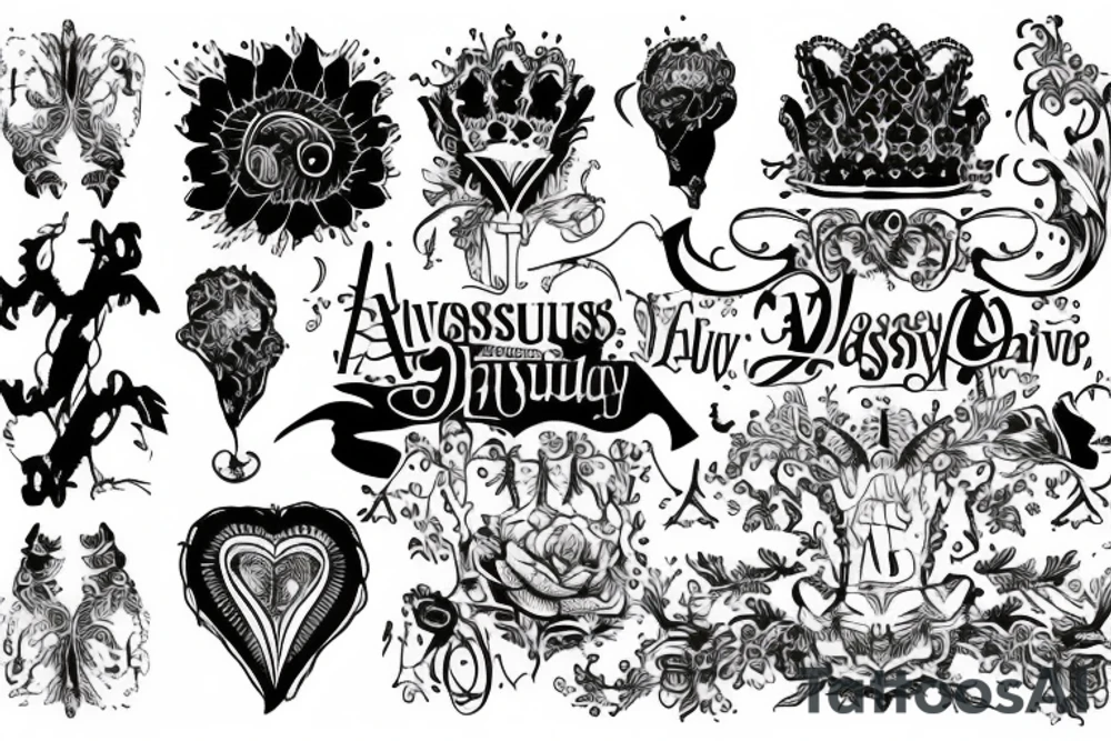 Absurdity is king, but love saves us from it. tattoo idea
