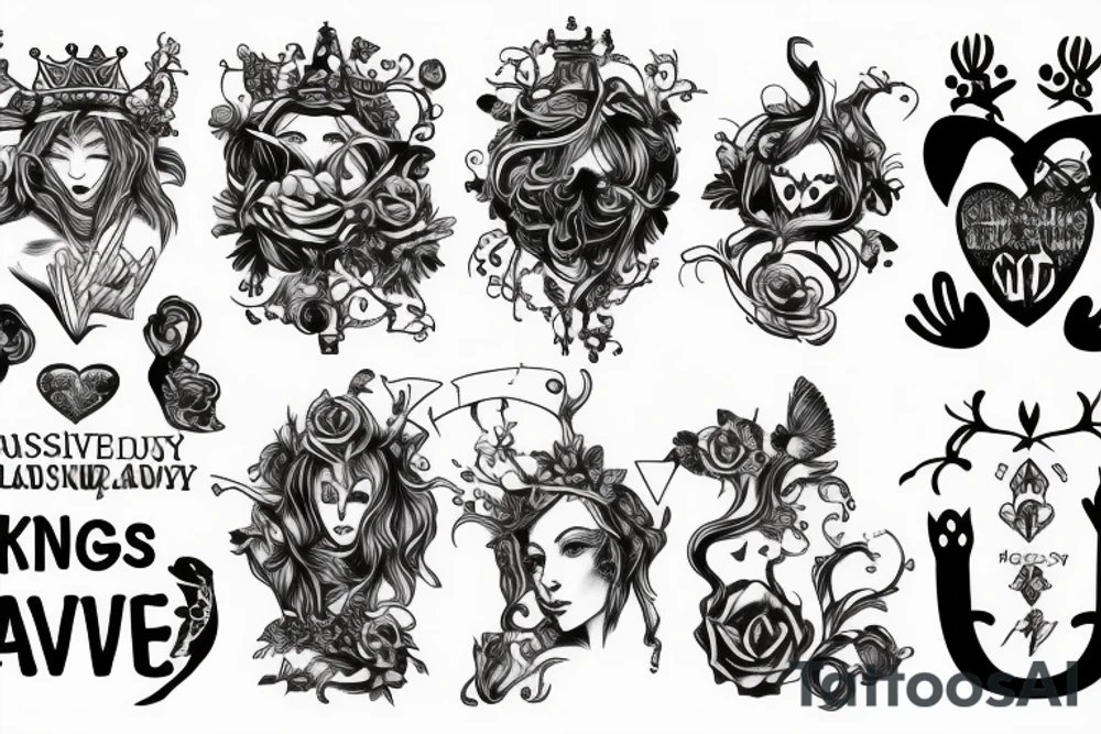 Absurdity is king, but love saves us from it. tattoo idea