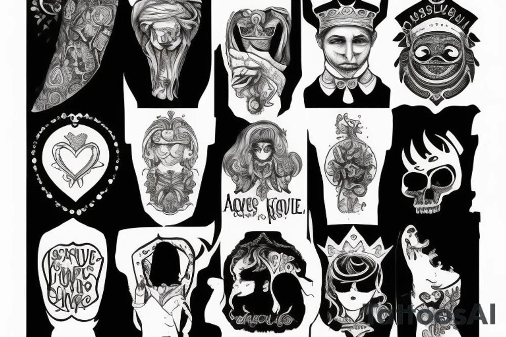 Absurdity is king but love saves us from it. tattoo idea