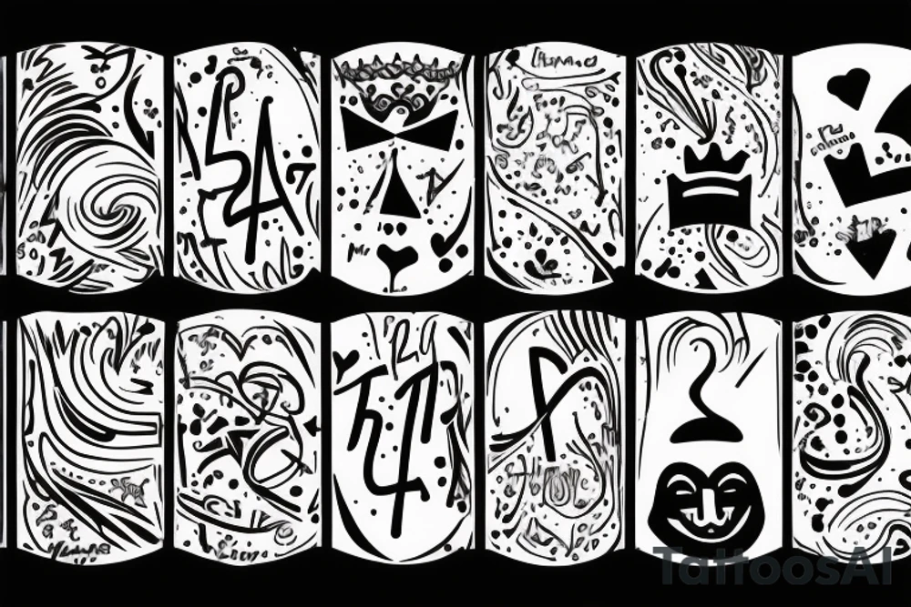 Absurdity is king but love saves us from it. tattoo idea