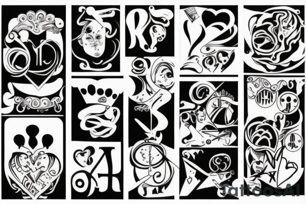 Absurdity is king but love saves us from it. tattoo idea