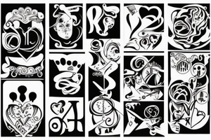 Absurdity is king but love saves us from it. tattoo idea