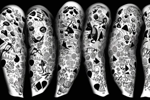 Absurdity is king but love saves us from it. tattoo idea
