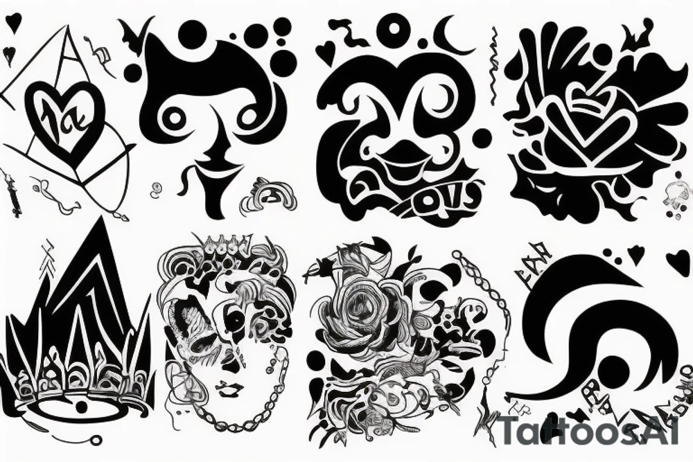 Absurdity is king but love saves us from it. tattoo idea