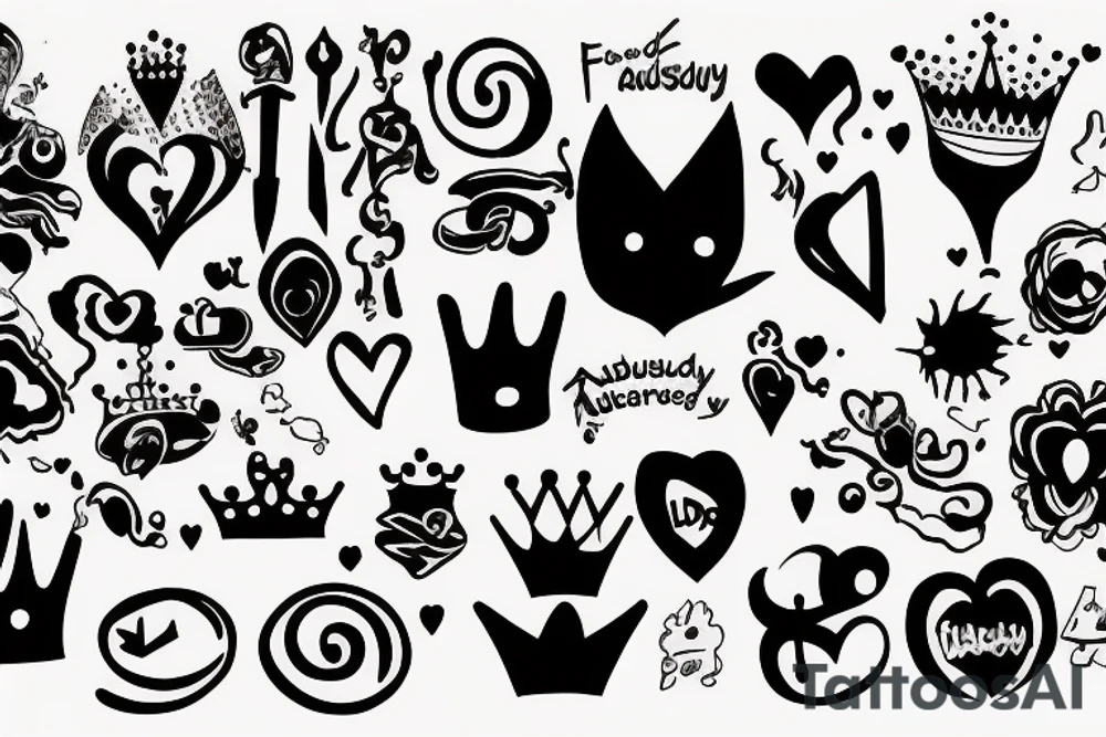 Absurdity is king but love saves us from it. tattoo idea
