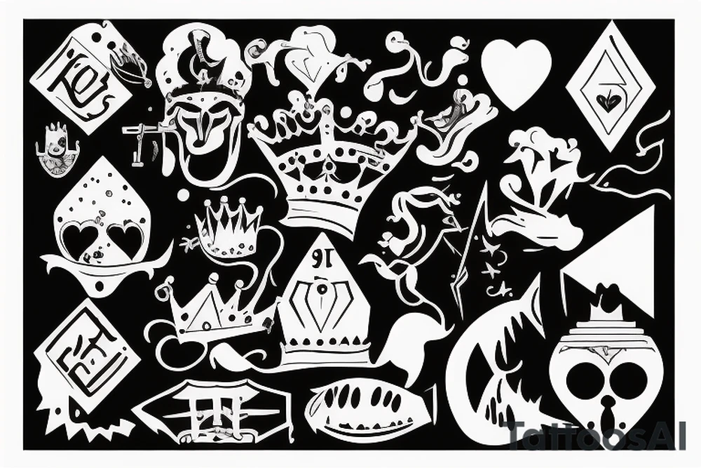 Absurdity is king but love saves us from it. tattoo idea