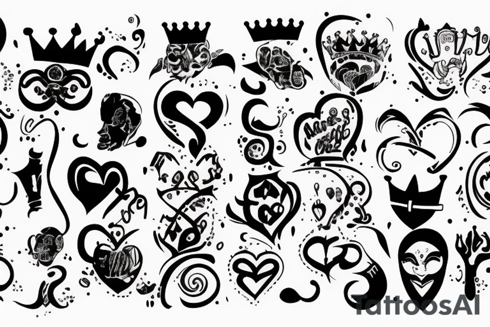 Absurdity is king but love saves us from it. tattoo idea