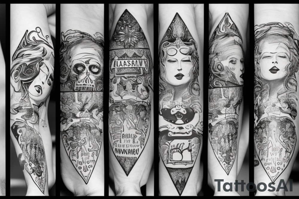 Absurdity is king but love saves us from it. tattoo idea