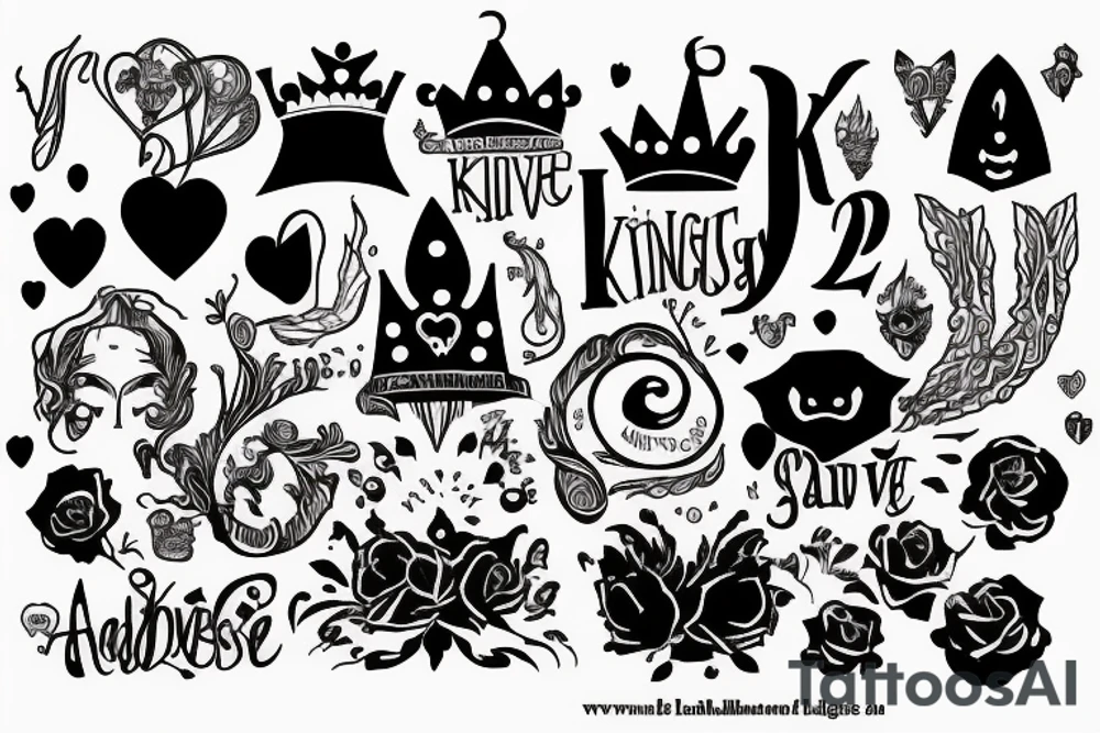 Absurdity is king but love saves us from it. tattoo idea