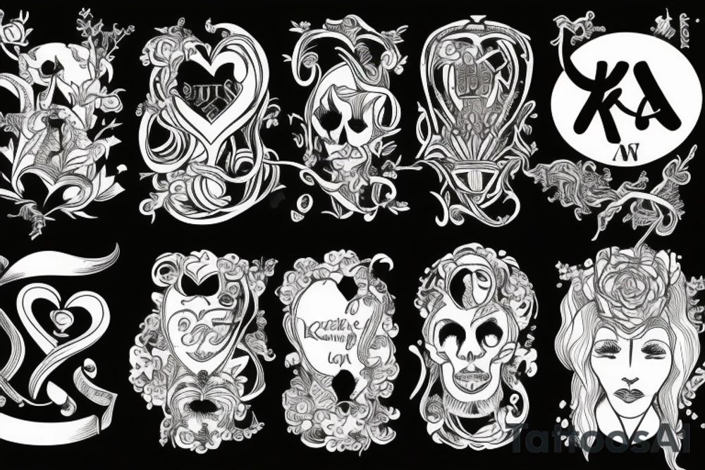 Absurdity is king but love saves us from it. tattoo idea