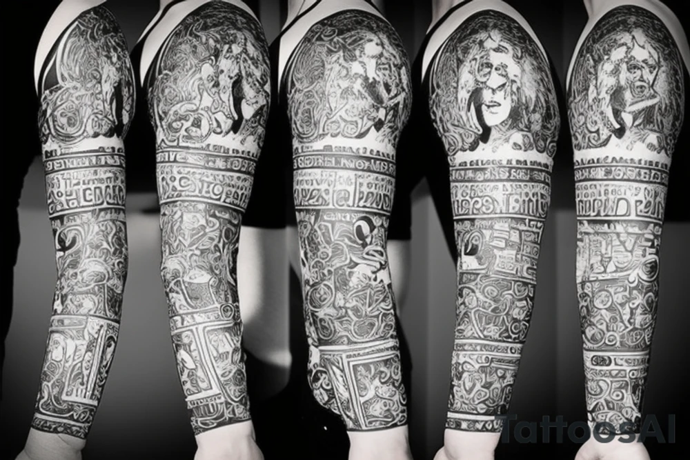 Absurdity is king but love saves us from it. tattoo idea