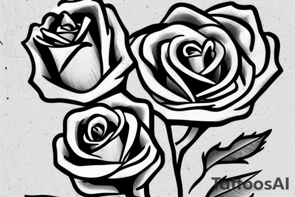 A rose stem shot at a king like an arrow. tattoo idea