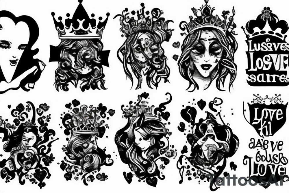 Absurdity is king, but love saves us from it. tattoo idea