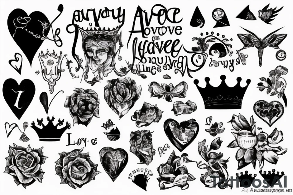 Absurdity is king, but love saves us from it. tattoo idea