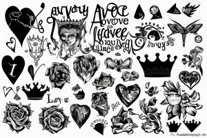 Absurdity is king, but love saves us from it. tattoo idea