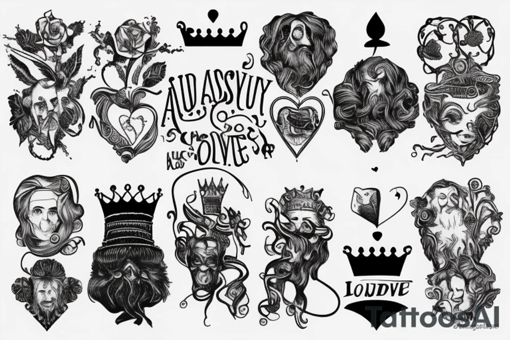 Absurdity is king, but love saves us from it. tattoo idea Absurdity is king, but love saves us from it. tattoo idea