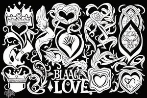 A king overthrown by love. tattoo idea