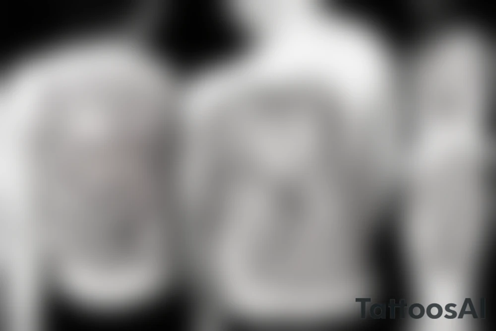 Existentialist dad with daughter tattoo idea