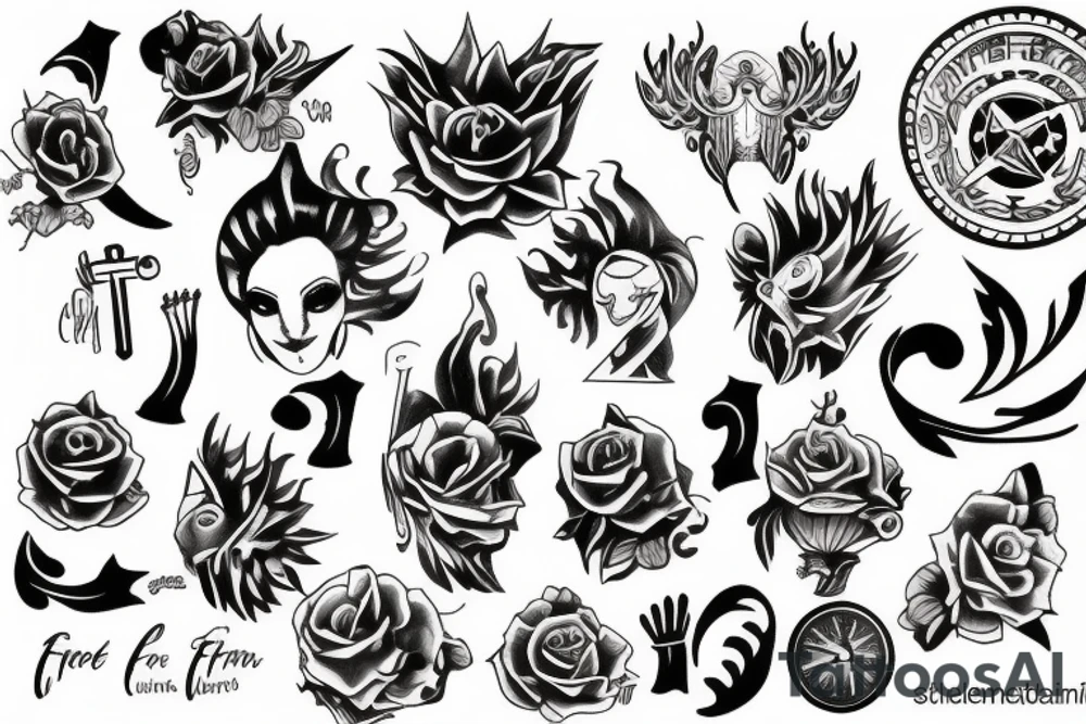 Free 1 tattoo idea